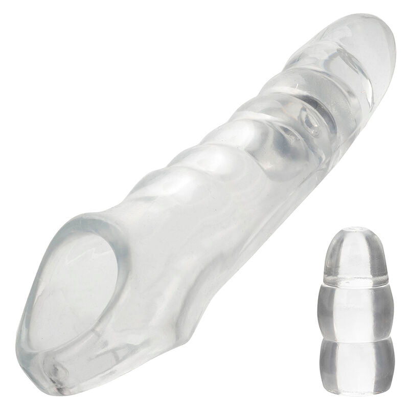 CALEXOTICS MAXX EXTENSEUR PÉNIS RÉGLABLE TRANSPARENT - Aura Intime
