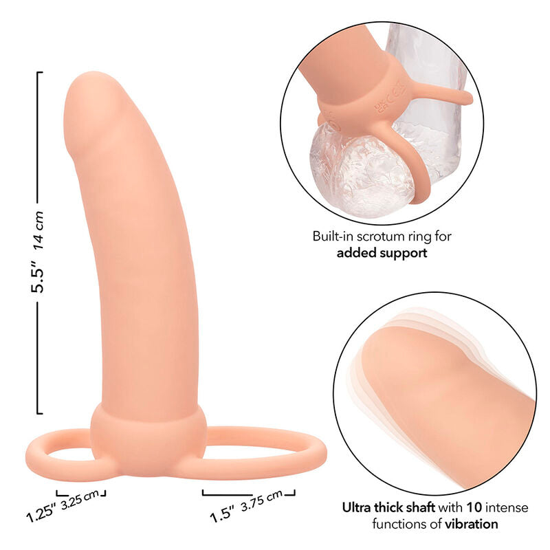 CALEXOTICS MAXX THICK DOUBLE PÉNÉTRATEUR 10 VIBRATIONS CHAIR — vue arrière