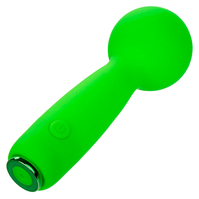 CALEXOTICS Neon Vibes Bubbly Vibe Mini Masseur 10 Vibrations Vert — vue arrière