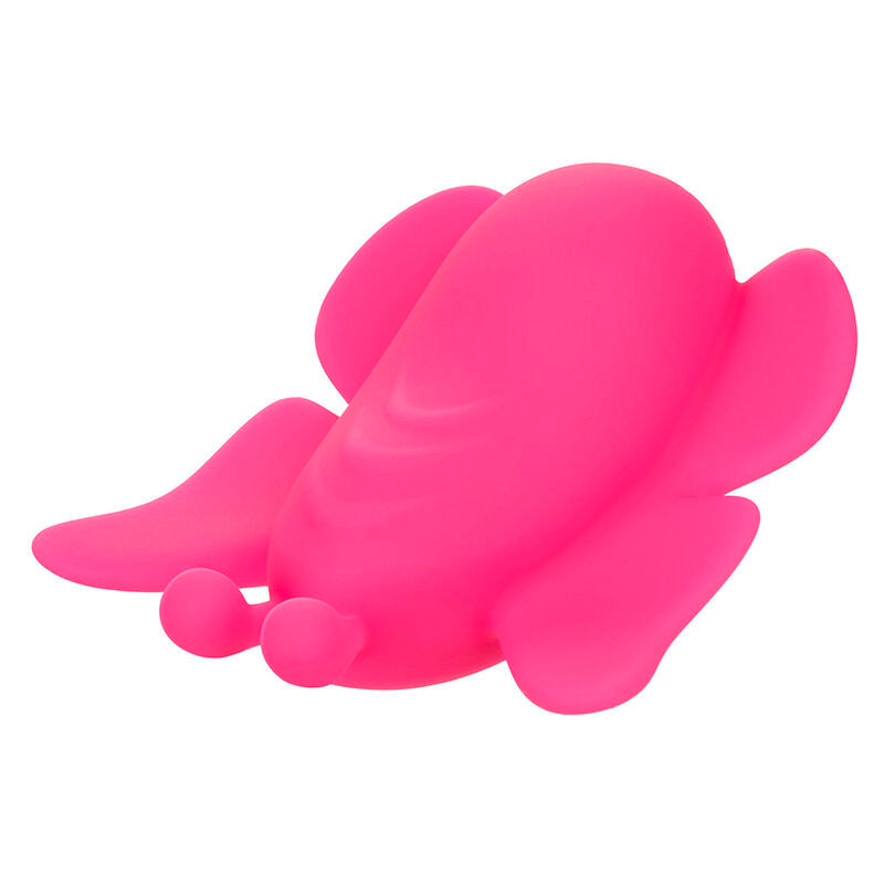 CALEXOTICS Neon Vibes Flutter Vibe Stimulateur 10 Vibrations Rose — accessoires inclus