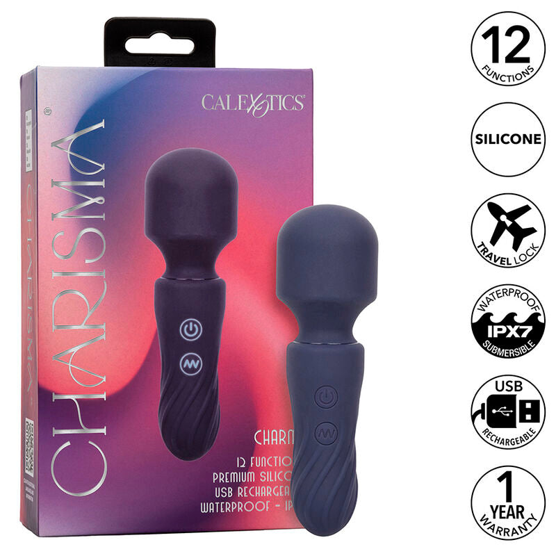CALEXOTICS Charisma Charm Masseur 12 Fonctions Violet - Aura Intime