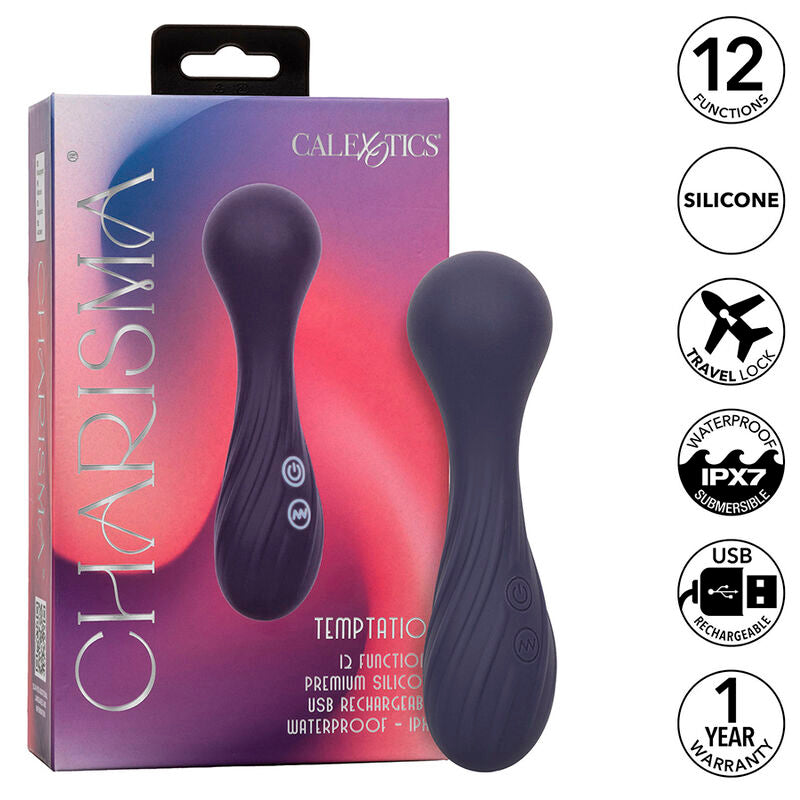CALEXOTICS Charisma Temptation Masseur 12 Fonctions Violet - Aura Intime