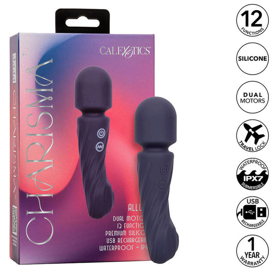 CALEXOTICS Charisma Allure Masseur Double Moteurs 12 Fonctions 17,25... - Aura Intime