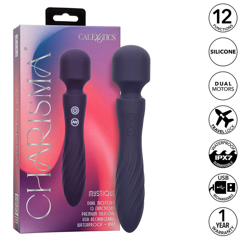 CALEXOTICS Charisma Mystique Masseur Double Moteurs 12 Fonctions 20,... - Aura Intime