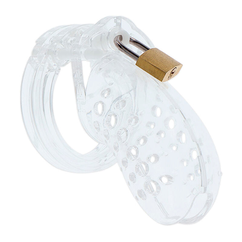 HIDDEN DESIRE Extreme Cage Chasteté Acrylique Réglable Transparent - Aura Intime