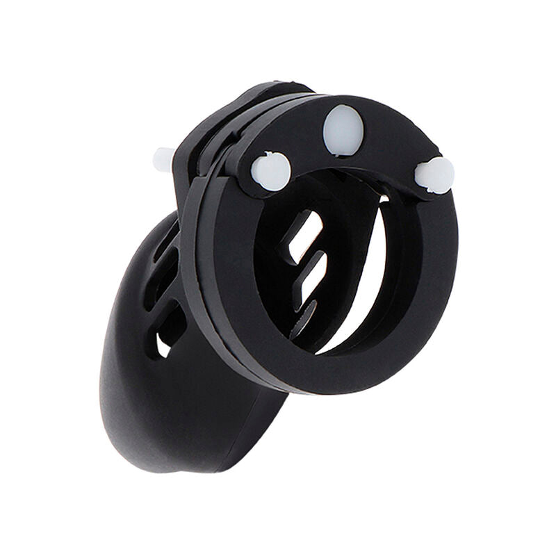 HIDDEN DESIRE Extreme Cage Chasteté Silicone Taille S Noir — vue détaillée