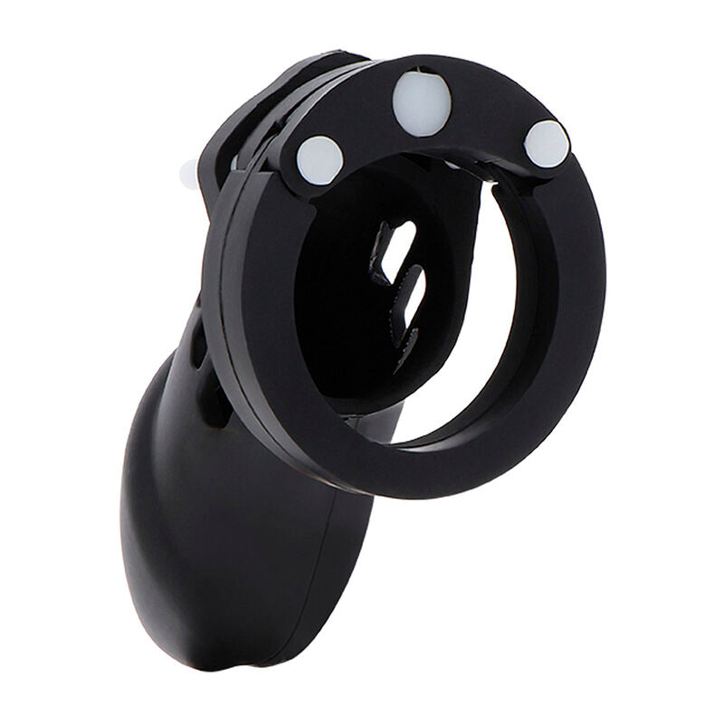 HIDDEN DESIRE Extreme Cage Chasteté Silicone Taille L Noir — vue détaillée