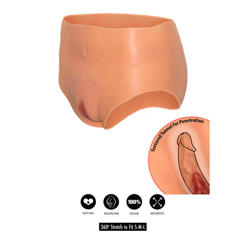 HIDDEN DESIRE Alter Ego Culotte Vagin Ouvert Taille Haute Couleur — vue alternative