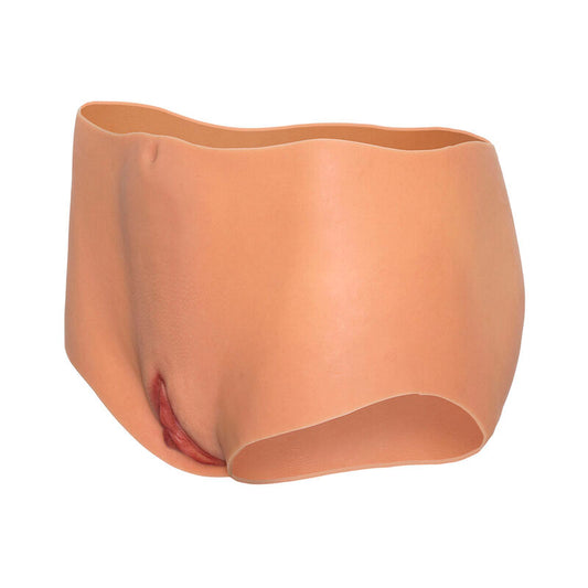 HIDDEN DESIRE Alter Ego Vagin Fesses Ouverts Culotte Taille Moyenne Chair - Aura Intime