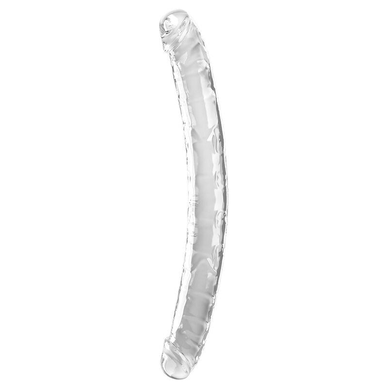 KING COCK DOUBLE TROUBLE DOUBLE GODE 46 CM TRANSPARENT — vue alternative