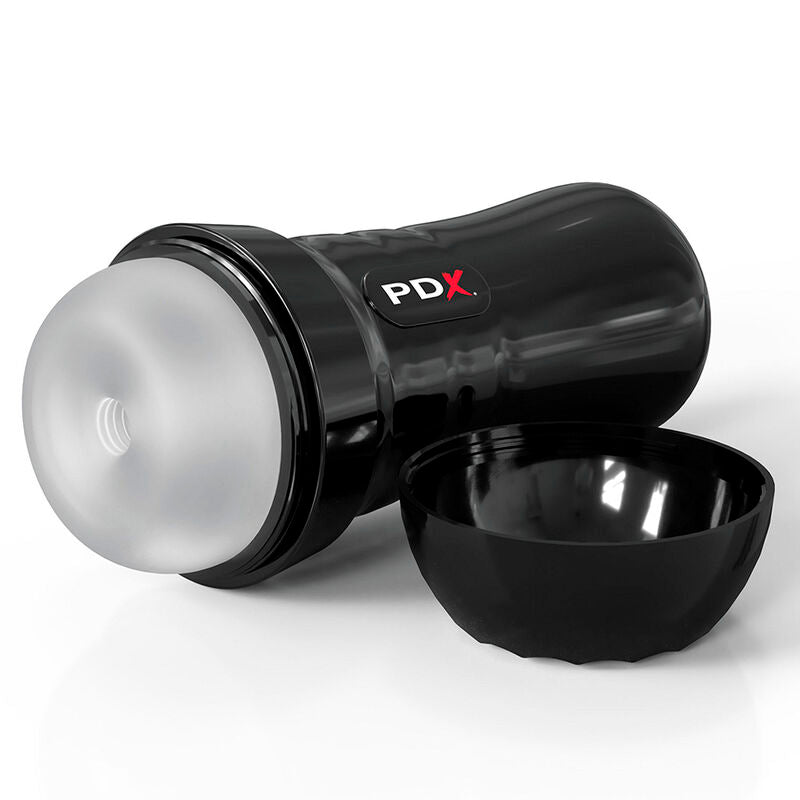 PDX EXTREME Slide & Glide Masturbateur Autolubrifiant Transparent — vue détaillée