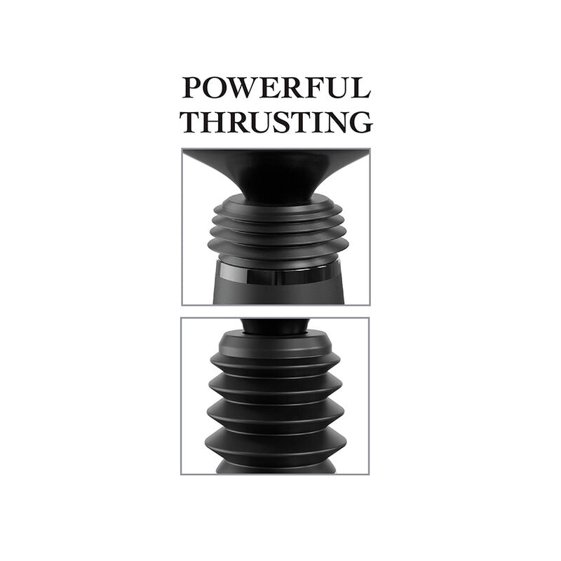 FETISH FANTASY SERIES Body Dock Pince À Gode Thruster 7 Modes Poussée Noir — vue arrière