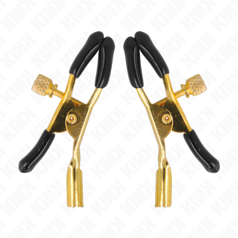 KINK NIPPLE GRIP Pinces À Téléphones Or 6 Cm - Aura Intime