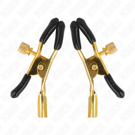 KINK NIPPLE GRIP Pinces À Téléphones Or 6 Cm - Aura Intime