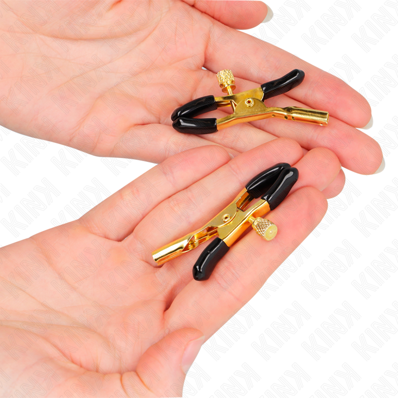 KINK NIPPLE GRIP Pinces À Téléphones Or 6 Cm — vue alternative