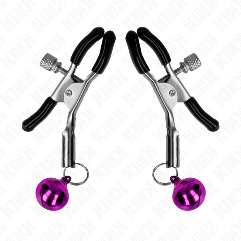 KINK NIPPLE GRIP Pince À Meton Simple Cloche Violet 6 Cm — vue détaillée