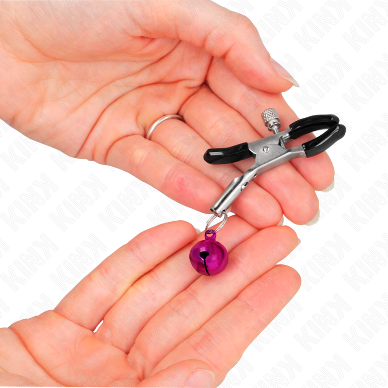 KINK NIPPLE GRIP Pince À Meton Simple Cloche Violet 6 Cm — vue alternative