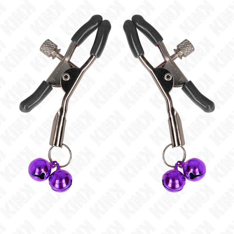 KINK NIPPLE GRIP Pince À Meton Double Cloche Violet 6 Cm — vue détaillée
