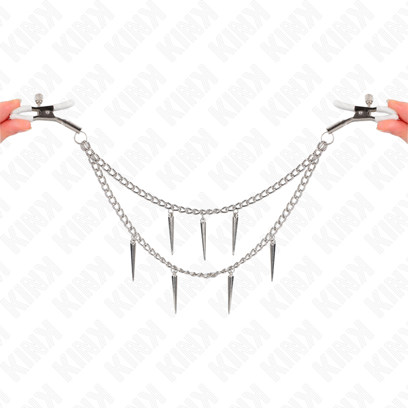 KINK NIPPLE GRIP Pinces À Metelier Chaînes À Pointes 30 Cm — vue arrière