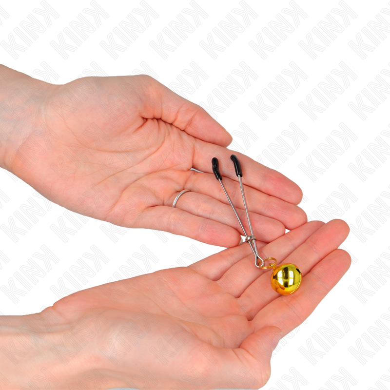 KINK NIPPLE GRIP Pinces À Téléphone Mince Cloche Or 7 Cm — vue alternative