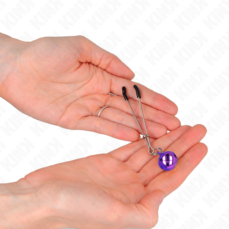 KINK NIPPLE GRIP Pinces À Téléphone Mince Cloche Violet 7 Cm — vue alternative