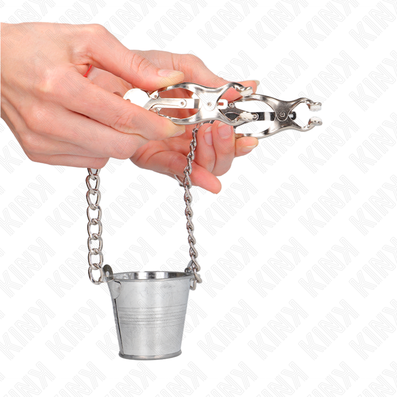 KINK NIPPLE GRIP Pinces À Metelier Seau Argent — vue arrière