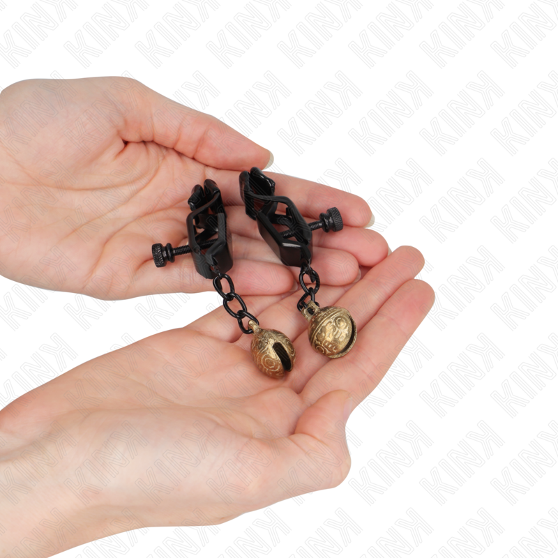 KINK NIPPLE GRIP Pinces À Metelons Style Cloche Noir 7 Cm — vue alternative