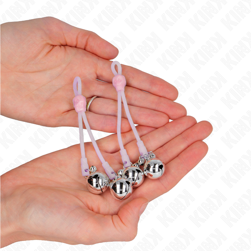 KINK NIPPLE GRIP Pinces À Télépin Lumineuses Crâne Anneau Cloches Réglable... — vue alternative