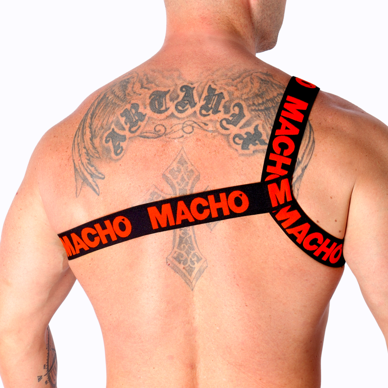 MACHO UNDERWEAR Harnais Romain Rouge S/M — vue alternative