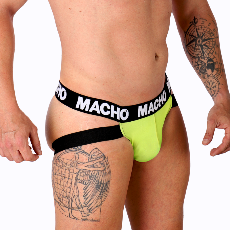 MACHO UNDERWEAR Mx28Fa Jock Jaune S — vue détaillée