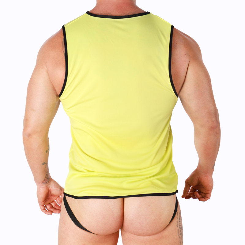 MACHO UNDERWEAR T-SHIRT JAUNE S/M — vue alternative