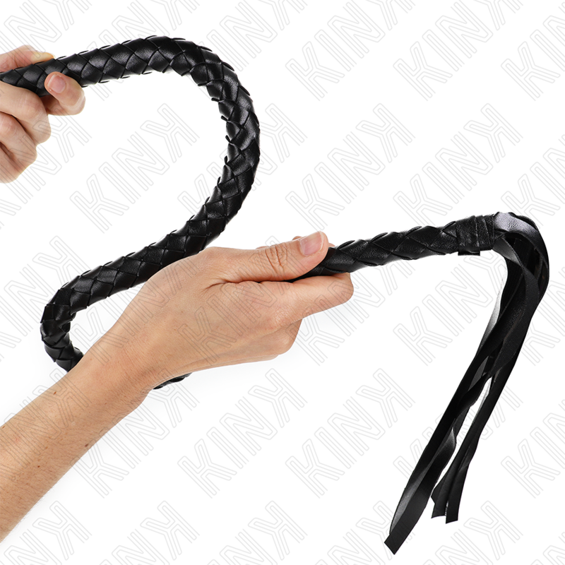 KINK IMPACT & TOUCH Fouet Serpent Anneau À Main Noir 65 Cm — vue alternative