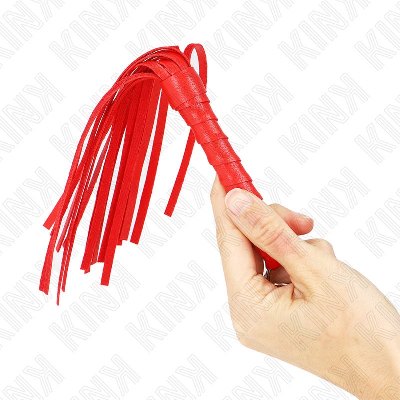 KINK IMPACT & TOUCH Mini Fouet Simple Rouge 28 Cm — vue alternative