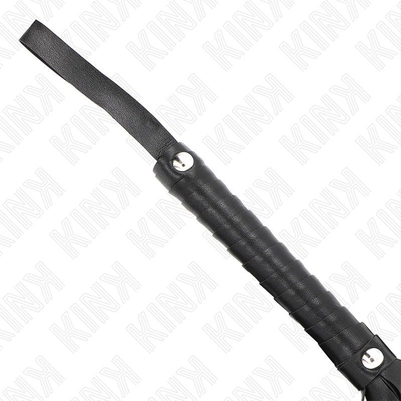 KINK IMPACT & TOUCH Fouet À Queue Large Noir 48,5 Cm — vue arrière