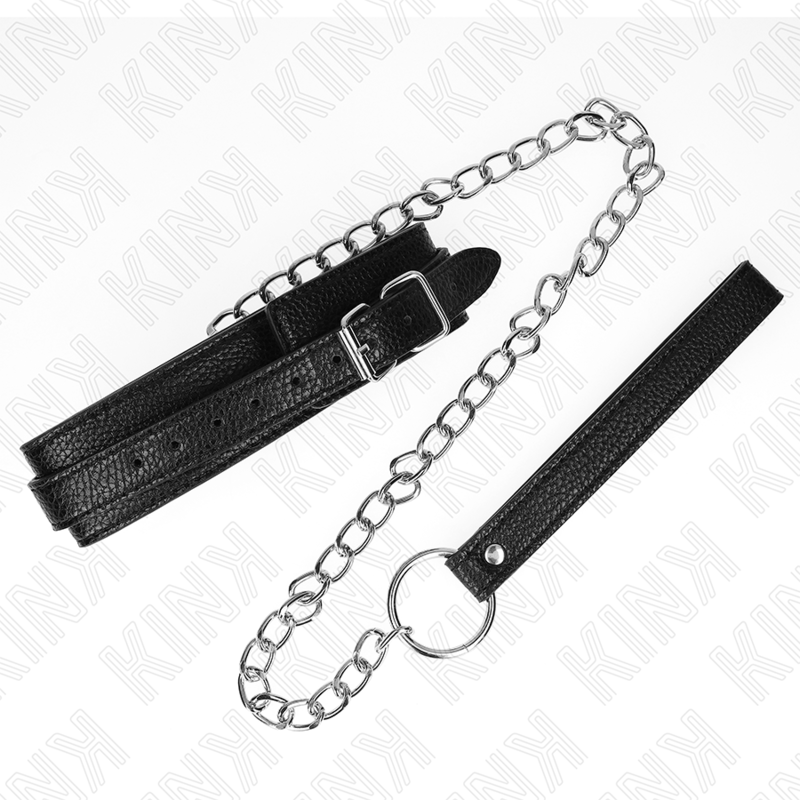 KINK COLLAR & GAG Collier Motif Serpent Laisse 65 Cm — vue détaillée