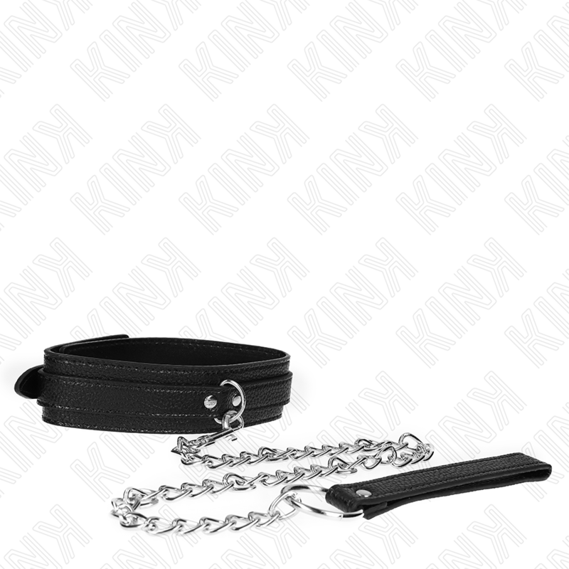 KINK COLLAR & GAG Collier Motif Serpent Laisse 65 Cm — accessoires inclus