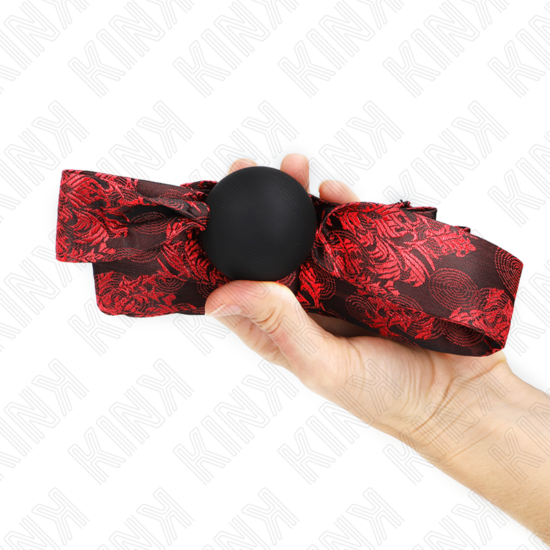 KINK COLLAR & GAG Boule Silicone Scandale 4,5 Cm Gag Modèle 2 146 X 4 Cm - Aura Intime