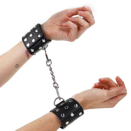 KINK WRIST RESTRAINT Appareils Retenue Poignets Fermeture Pression Pleine Rive... - Aura Intime