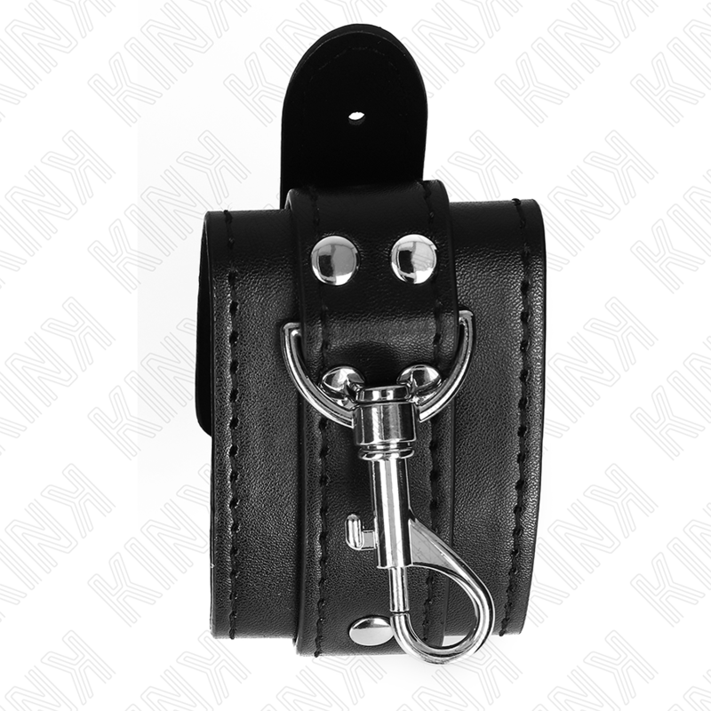 KINK WRIST RESTRAINT Appareils-Poignets Verrouillables Dungeon Noir Ajustables... — vue alternative