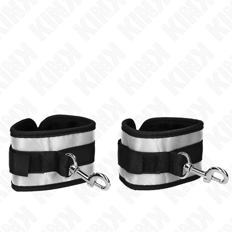 KINK WRIST RESTRAINT Poignets Néoprène Gris 23 X 5 Cm — vue arrière