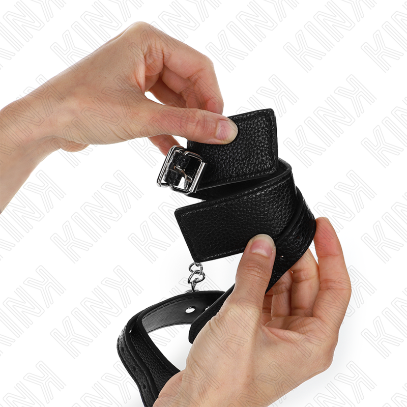 KINK WRIST RESTRAINT Appui-Poignets Motif Serpent Noir Ajustable 20-28 Cm X 5,... — vue alternative