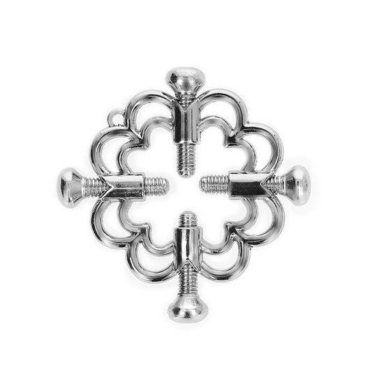 KINK NIPPLE GRIP Pinces À Metelles Fleur Métal - Aura Intime