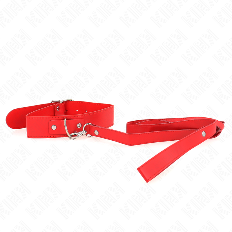 KINK COLLAR & GAG Collier Ceinture 116 Cm Bracelet Rojo Ajustable 32-50 Cm ... — vue arrière