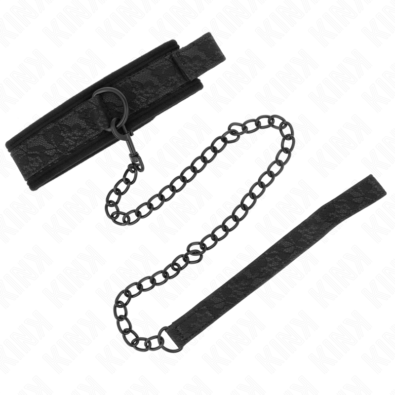 KINK COLLAR & GAG Collier Modèle Basic Laisse 77 Cm Modèle 5 Ajustable 34-5... — vue détaillée