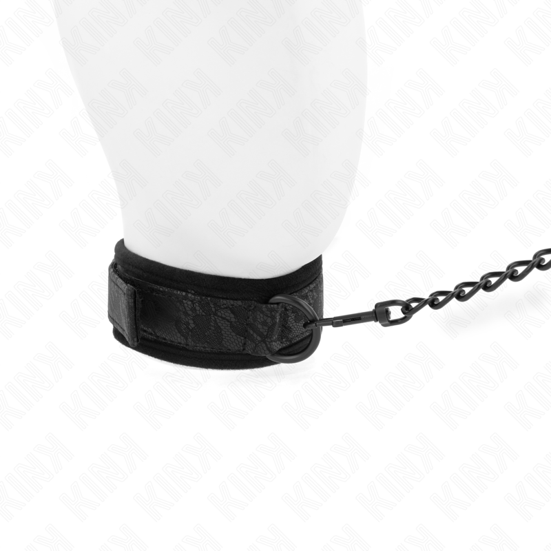 KINK COLLAR & GAG Collier Modèle Basic Laisse 77 Cm Modèle 5 Ajustable 34-5... — vue arrière