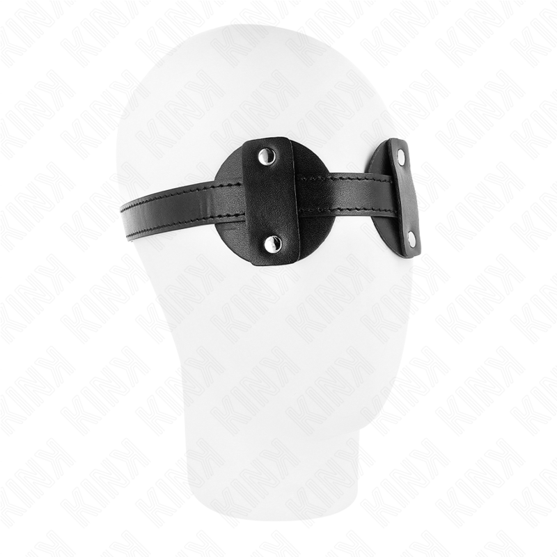 KINK MASKED ALLURE Couvre-Yeux Ronde 5,9 Cm Réglable 40,5-67 Cm - Aura Intime