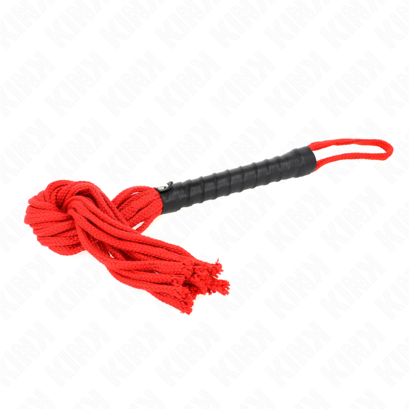 KINK IMPACT & TOUCH Fouet Corde Rojo 56 Cm — vue alternative