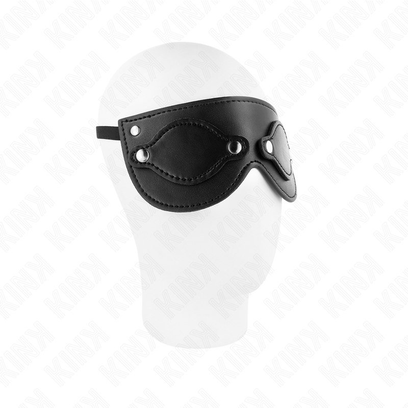 KINK MASKED ALLURE Masque Cuirette Cache-Yeux Détachables 22 X 9 Cm — vue alternative