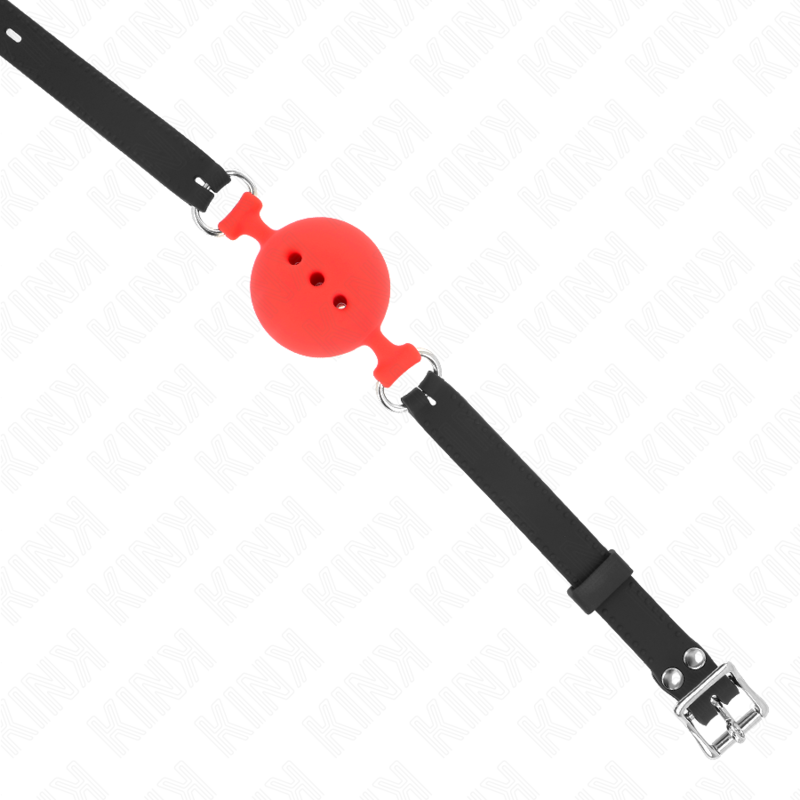 KINK COLLAR & GAG Bâillon Entièrement Silicone 55 X 2 Cm Boule 5 Cm Taille ... — vue arrière