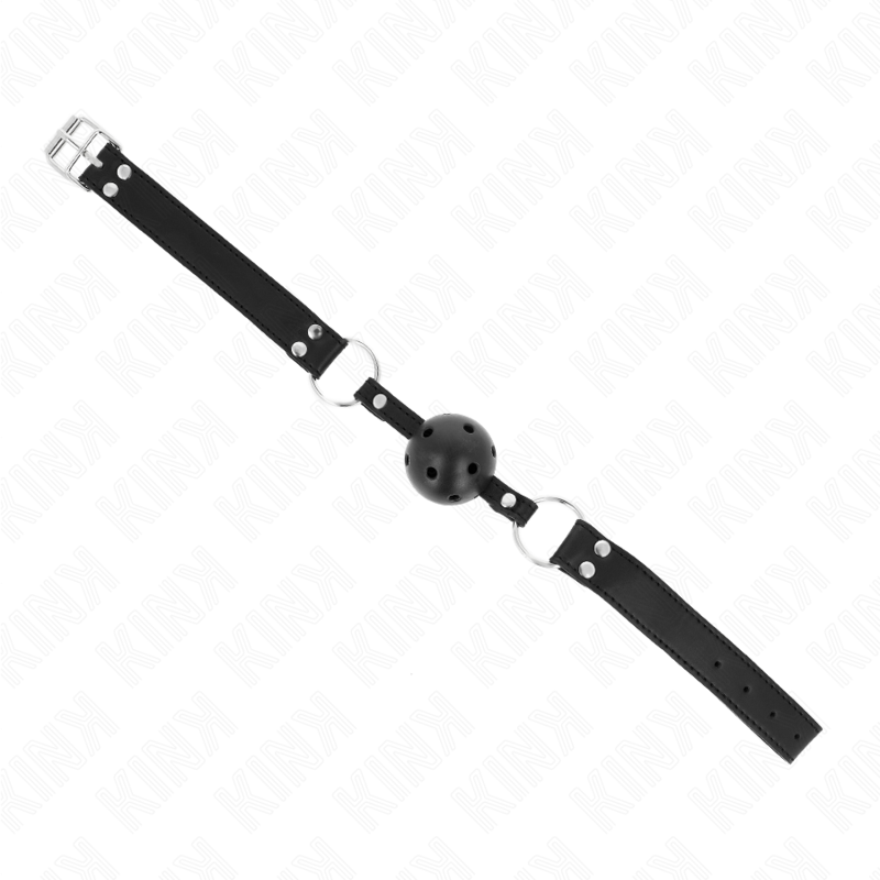 KINK COLLAR & GAG Bâton Respirant 4 Cm Double Rivet Modèle 1 Noir 62,5 X 2,... — vue alternative